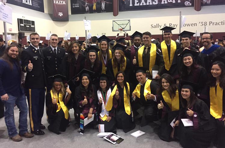 Graduating Forensic and Investigative Sciences students. Submitted photo.